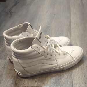 Vans White Classic Low-Top Sneakers
